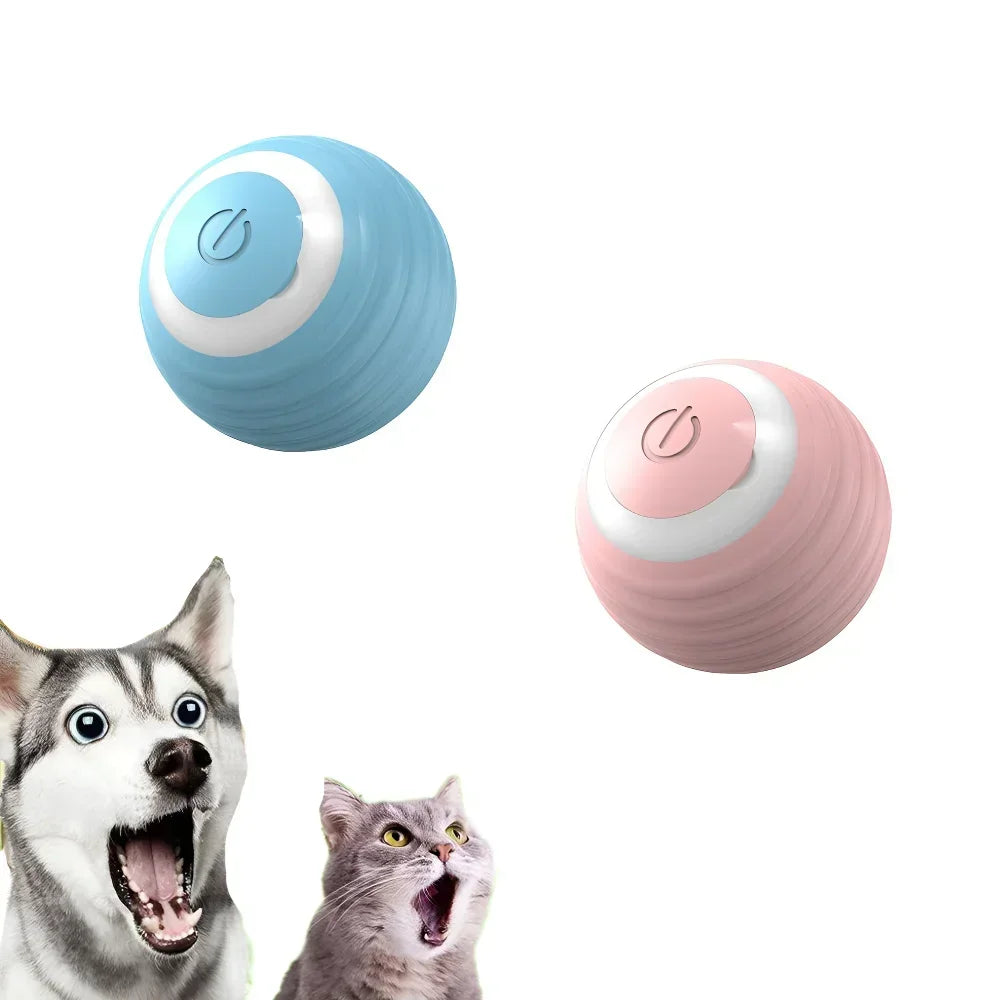 Balle Interactive Automatique pour Chat — Jouet Intelligent Rechargeable
