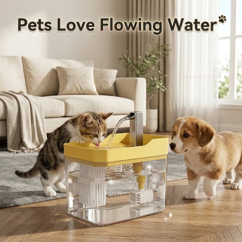 Fontaine a Eau Automatique pour chat- Eau Fraiche en Continu