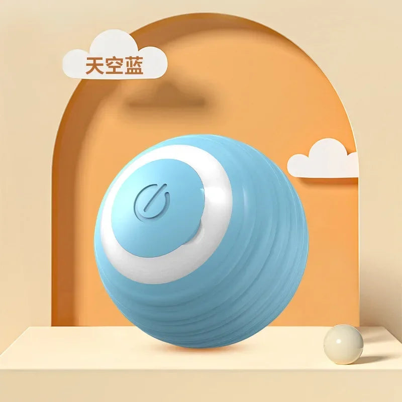 Balle Interactive Automatique pour Chat — Jouet Intelligent Rechargeable