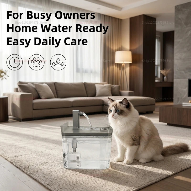 Fontaine a Eau Automatique pour chat- Eau Fraiche en Continu
